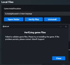 Failed To Validate Games Files Uplay