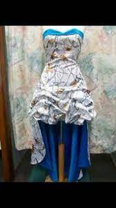 White Camo And Blue Camo Prom Dresses Camo Bridesmaid Dresses Camo Wedding Dresses