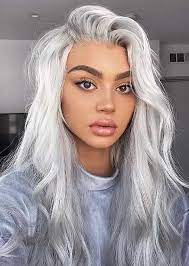 Platinum Silver Hair Color Ideas To Show Off In Year 2020 White Hair Color Silver Hair Color Hair Styles