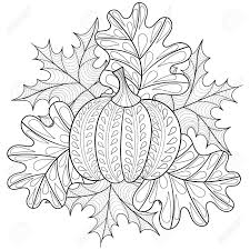 You can also see another adult coloring pages collection of that related to nature coloring pages pdf for your printable coloring pages for adults below. Vector Autumn Patterned Background With Pumpkin Maple And Oak Royalty Free Cliparts Vectors And Stock Illustration Image 64951992