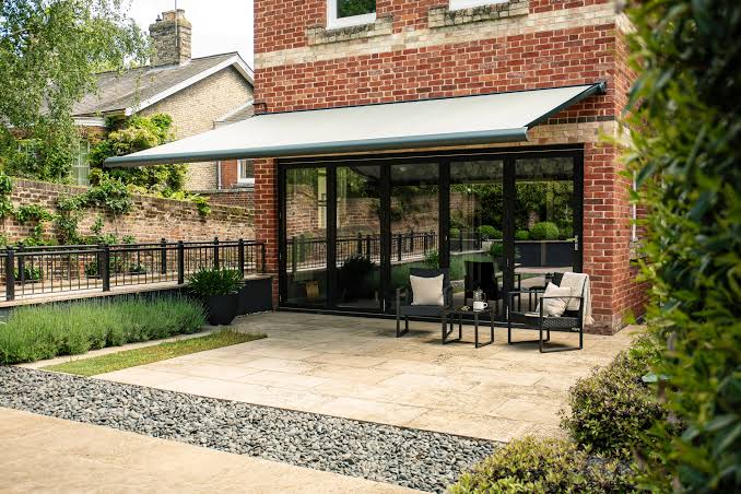 Tortola Motorised Retractable Patio Awning - Caribbean Blinds