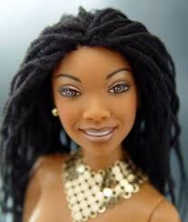 Black Barbie Styling Head Natural Hair Black Doll With Thick Locks Natural Hair Doll Black Barbie Barbie Hair