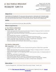 Gas Station Attendant Resume Samples Qwikresume
