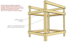 Twin Over Queen Bunk Bed Plans 10 Diy Bunk Bed Bunk Bed Plans Kids Bunk Beds