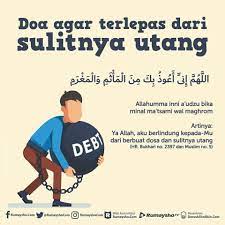 Doa Agar Terlepas Dari Sulitnya Utang Doa Islam Doa Quran Quotes Inspirational