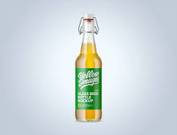 Download Clear Glass Beugel Beer Bottle Mockup Mockup World Hq