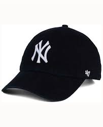 47 New York Yankees Black White Clean Up Cap Bone Feminino Tumblr Bone Feminino Chapeus Femininos