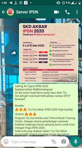 Karena ujian skd ipdn memang ditujukan untuk status kelulusan cpns bagi mahasiswa calon praja ipdn setelah menamatkan sekolah kedinasan di ipdn. Syarat Daftar Try Out Akbar Skd Ipdn 2021 Patriot Muda Training Centre