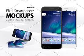 Pixel Smartphone Mockups Pixel Smartphone Mockup Free Psd Mockup Psd