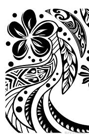Black And White Hawaiian Shirt Clipart Polynesian Tribal Black And White Iphone Case By Sunnthreads Polynesian Tribal Tribal Art Drawings Hawaiian Tattoo