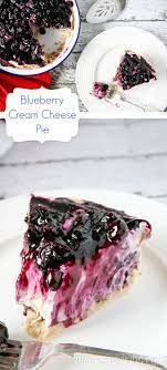 Blueberry Cream Cheese Pie Print Recipe Cream Cheese Pie Recipes Blueberry Cream Cheese Pie Desserts