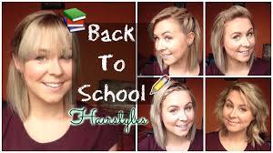 See our photo gallery to pick the best style. Back To School Quick Easy Hairstyles Shoulder Length Hair Youtube