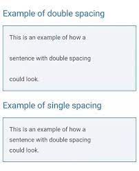 This kind of writing style is especially appreciated by readers. What Does Double Spacing Mean Quora