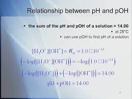 Mar 02, 2021 · there are a few different formulas you can use to calculate poh, the hydroxide ion concentration, or the ph (if you know poh): Relationship Between Ph And Poh Ppt Video Online Download