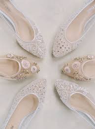 Bella Belle Wedding Flats Ivory Wedding Shoes Bridal Shoes Flats Best Bridal Shoes