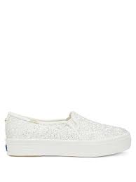 The new keds x kate spade spring 2020 collection has officially dropped, and it's just what your shoe collection needs. Keds Kate Spade New York Bridal X Keds Triple Decker Glitter Sneakers Thebay