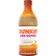 Most of these flavors are make the coffee ahead with a 30 cup coffee maker and store it in your refrigerator for quick prep. Dunkin Caramel Iced Coffee Bottle 40 Oz Instacart
