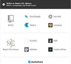 nvd3 vs react d3 library what are the differences