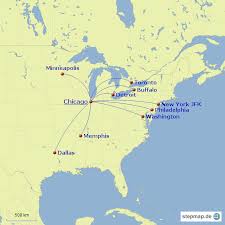 Wählen sie die für sie beste fluggesellschaft aus, indem sie bewertungen lesen und sich hunderte ticketpreise für hin. Route Map Usa Von Chris99 Landkarte Fur Die Usa