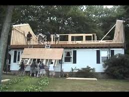 Raising The Roof In One Day Mobile Home Roof Ranch House Ranch Remodel