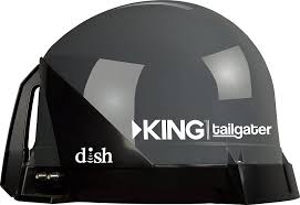 King controls tailgater by dish. King Vq4500 Tailgater Portable Roof Mountable Satellite Tv Antenna For Use With Dish Gray Western Arc Satellites Electronics Amazon Com