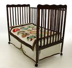 Stationary Non Drop Side Rail System 2 In 1 Conversion From Crib To Toddler Bed 2 Position Mattress Support Cribs Portable Toddler Bed Toddler Bed Mattress