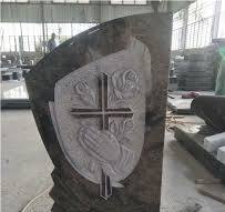 Impala Black Granite Cross Tombstones Monuments Headstones from China -  StoneContact.com