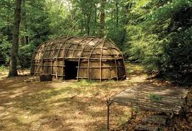 Longhouse Dwelling Native American Houses Eastern Woodlands Indians Native American Longhouse
