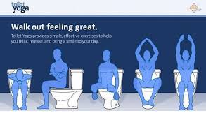 Toilet Yoga Humorous But Real Humor Toilet Yoga Yoga Funny Yoga App Mind Reading Tricks