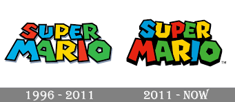 Logo super mario bros font. Super Mario Logo And Symbol Meaning History Png