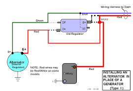 4 wire motor wiring diagram. Wiring For Generator To Alternator Conversion The 1973 Karmann Ghia Project