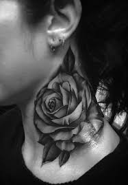 Neck Rose Tattoo C Tattoo Artist Bobby Loveridge Rose Neck Tattoo Neck Tattoo Rose Tattoos