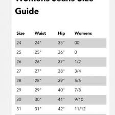 Pacsun Size Chart Jeans The Best Style Jeans