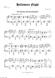 Halloween Sheet Music To Download Print Biggest Selection