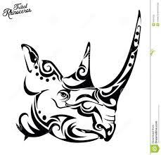 Tribal Rhino Rhino Art Rhino Art Illustration Tribal Animal Tattoos