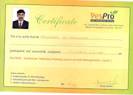 Applicators use a wide range of pesticides and may specialize in a particular area. Pest Management Training Pespro Page 21