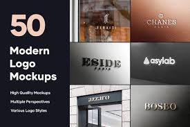 50 Logo Mockup Branding Bundle V3 In 2020 Logo Mockup Branding Mockups Business Card Mock Up