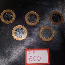 As moedas dessa coleção foram produzidas entre 2014 e 2016. Lote De 5 Moedas De 1 Real Bimetalicas Comemorativas R