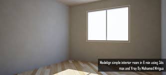 Modelign Simple Interior Room In 6 Min Using 3ds Max And Vray Simple Interior Room Interior Interior