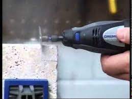 Cutting Glass Tile With Dremel And