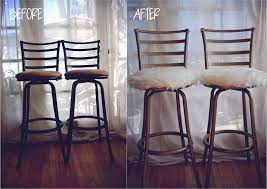The Freebird Diy Bar Stool Makeover Bar Stool Makeover Stool Makeover Bar Stools