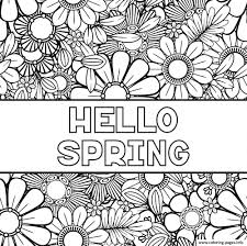 Maybe you would like to learn more about one of these? Printable Spring Coloring Pages Free Novocom Top
