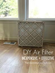 diy air filter using a box fan
