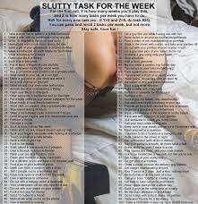SLUTTY TASK FOR THE WEEK - Fap Roulette