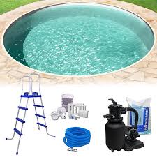 Rundpool Set Komfort D 4 00 X 1 20 M 0 8mm Folie Sandfarben 0 6mm Stahlwand Pool Pool Pool Spa Schwimmbad Bauen