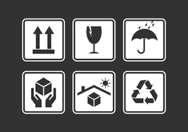 Habe bote mal beobachtet, pakete werden beispielsweise über den zaun fallengelassen (auch zerbrechlich deklariertes), bei. Handle With Care Stickers In Vector Kostenloser Vektor Download 329335 Cannypic