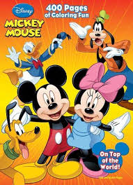 Disney Mickey Mouse 400 Pages Of Coloring Fun Continue Mickey Coloring Pages Coloring Books Mickey Mouse