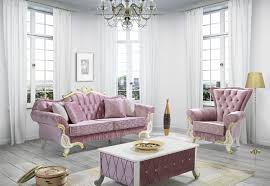 Casa Padrino Barock Wohnzimmer Set Rosa Weiss Gold 2 Sofas 2 Sessel 1 Couchtisch Wohnzimmer Mobel Im Barockstil Edle Barock Mobel