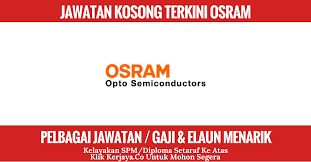 Portal jawatan kosong terkini ingin berkongsi maklumat peluang pekerjaan di jabatan kesihatan negeri kelantan. Jawatan Kosong Terkini Osram Opto Semiconductors Malaysia Sdn Bhd Kerja Kosong Kerajaan Swasta