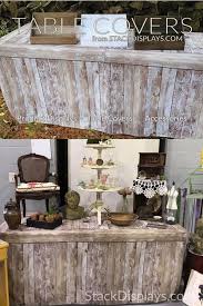 Fitted Table Covers Light Pine Wood Crate Fitted Table Cover Craft Show Table Holiday Table Decorations